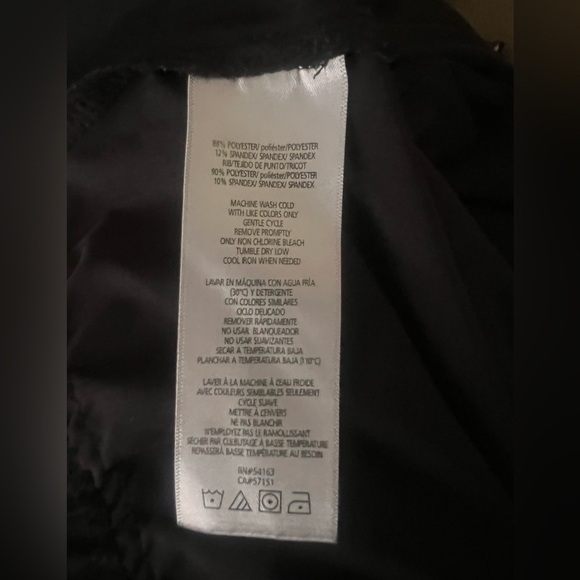 Calvin Klein Performance Black Sleeveless Drawstring Waist Dress Women’s Large - Picture 6 of 6